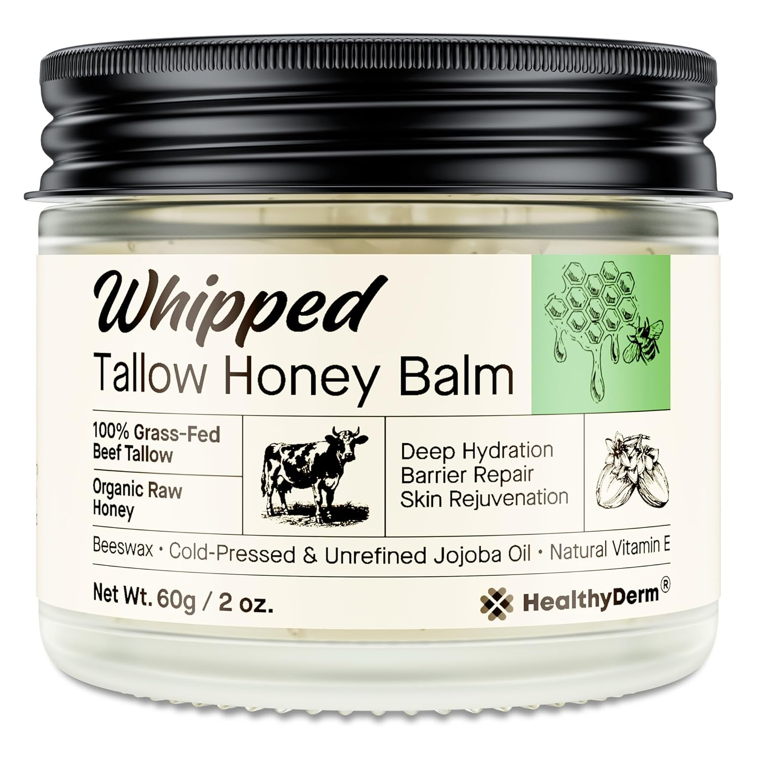 Tallow Balm with Jojoba and Vitamin E