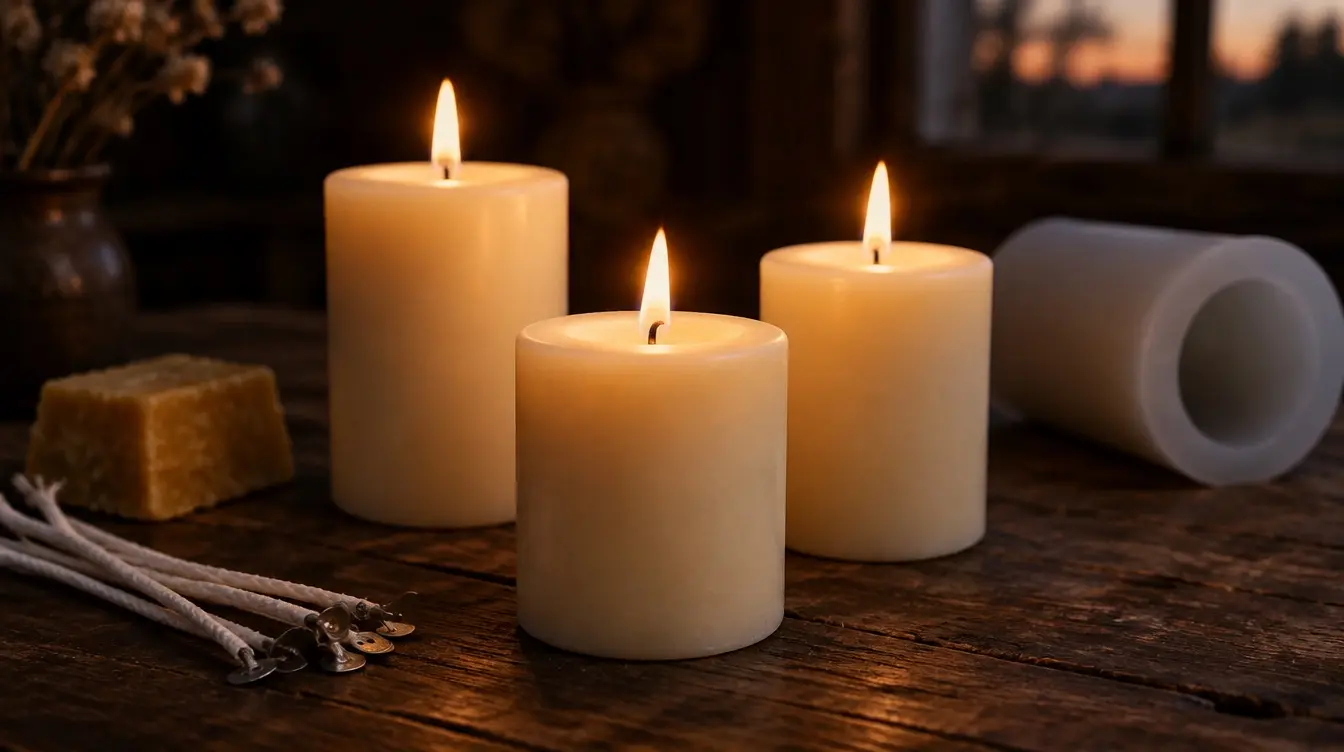 Beef Tallow Candles: How to Make Long-Burning Tallow Candles at Home