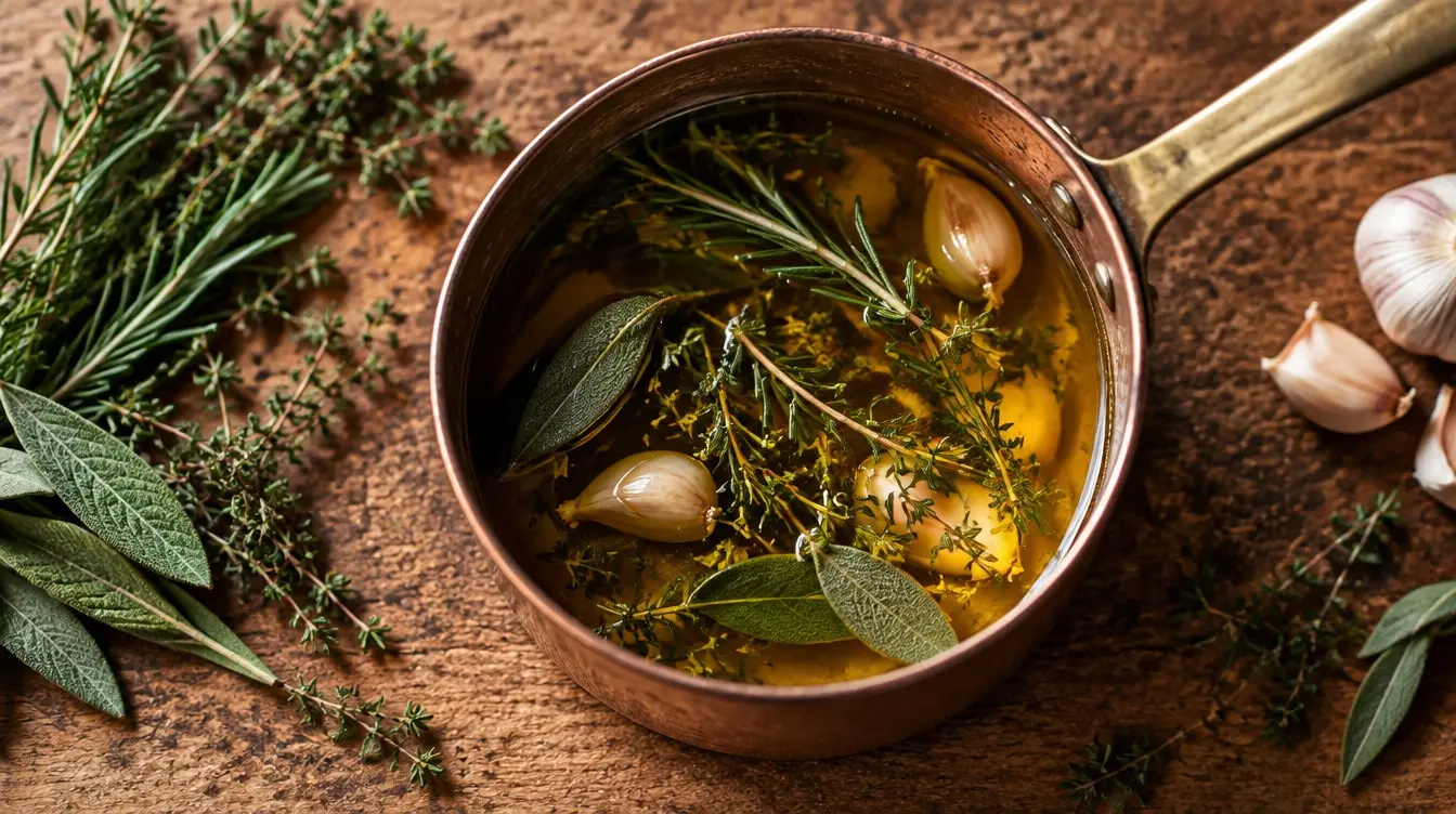 How to Infuse Beef Tallow With Herbs for Cooking
