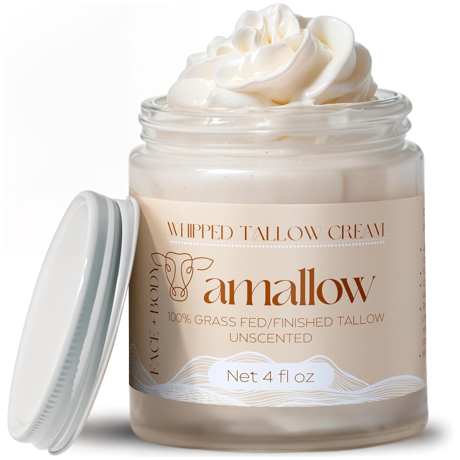 Amallow Unscented tallow moisturizer